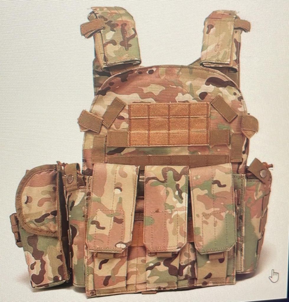 Colete modular multicam